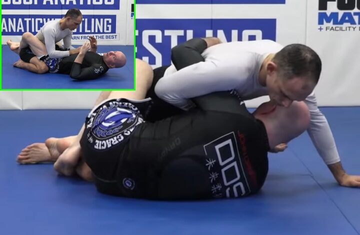 John Danaher Shows A Simple Closed Guard To Half Guard Transition