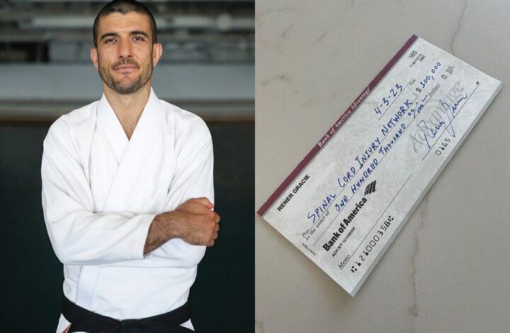 Rener Gracie Donates $100.000 Court Case Earnings To Charity