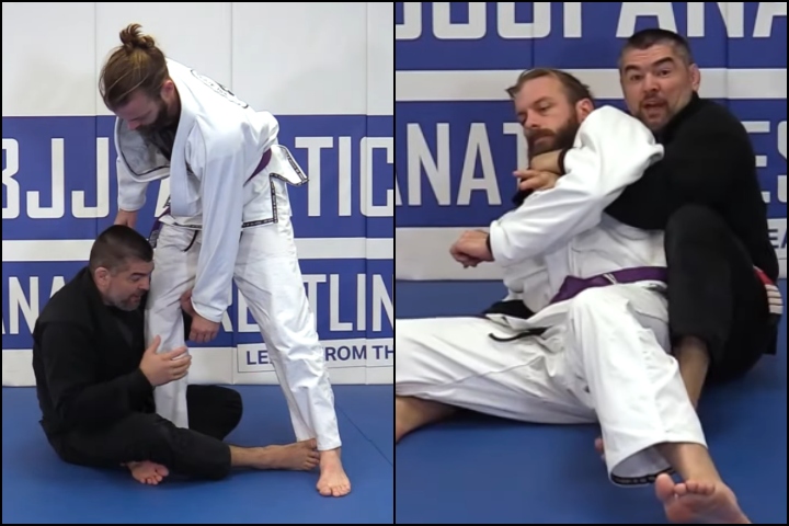 Thomas Rozdzynski montre une configuration simple de prise de dos à partir de Sit-Up Guard