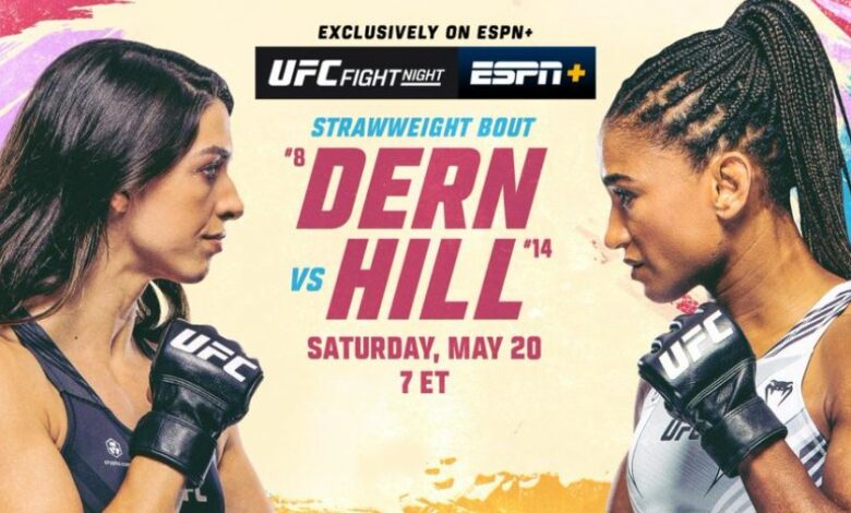 UFC Vegas 73, Mackenzie Dern, Angela Hill, UFC, Results