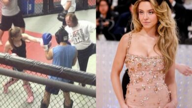 Hollywood Actress Sydney Sweeney Trains MMA