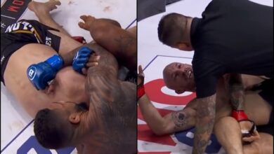 Bellator 296: Referee (Wrongfully) Thinks Fighter Went To Sleep, Stops The Match