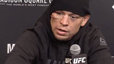 Nate Diaz UFC 244 post fight