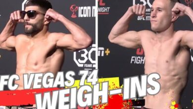 UFC Vegas 74 weigh in video