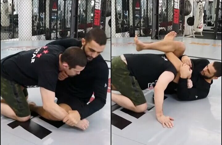 Firas Zahabi Shows A Highly Effective Triangle Choke Setup From Butterfly Guard
