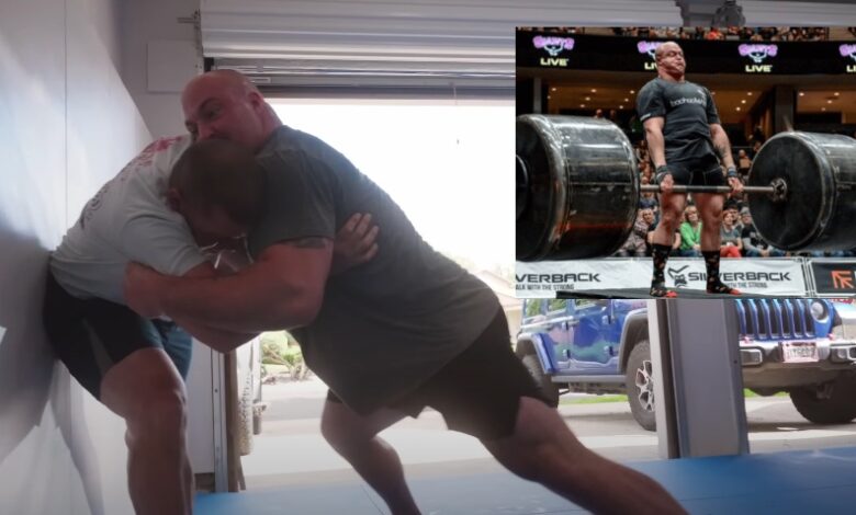 2023 Strongman World Champion Grapples with UFC Vet Pat Barry