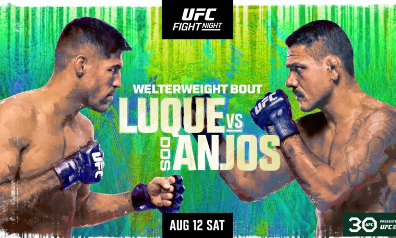 UFC Vegas 78, Vicente Luque, Rafael dos Anjos, UFC, Results