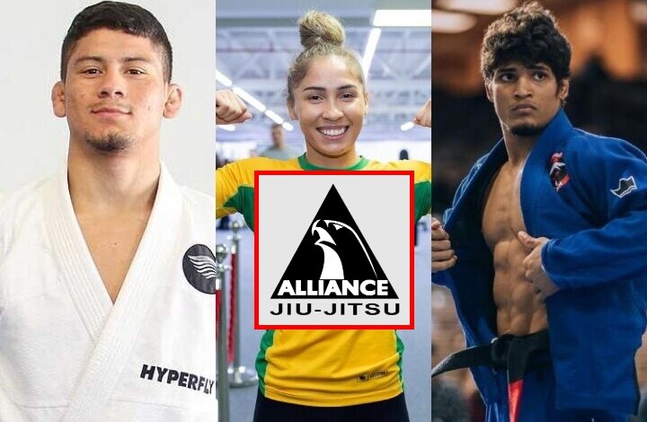 Fabricio Andrey, Brenda Larissa, Luiz Paulo Join Alliance Jiu Jitsu Team