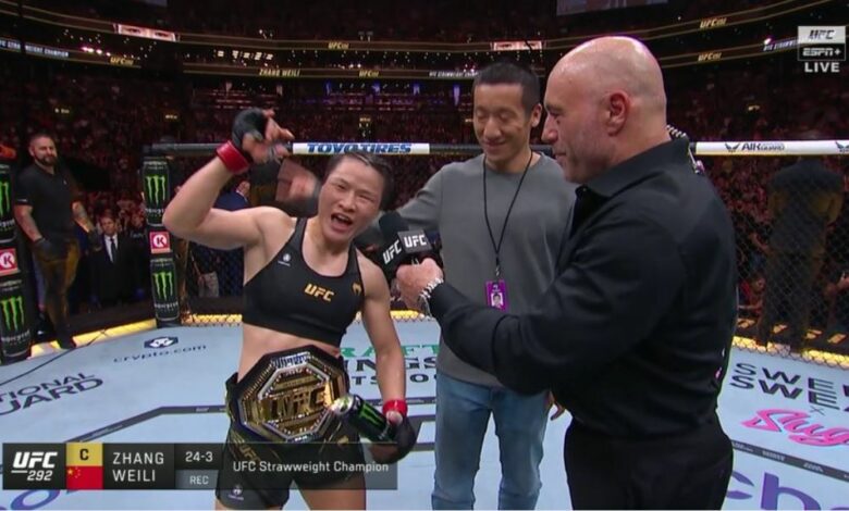 Zhang Weili, UFC 292, Pros React, UFC