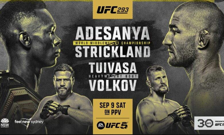 UFC 293, Israel Adesanya, Sean Strickland, Results, Adesanya vs. Strickland, UFC, Tai Tuivasa