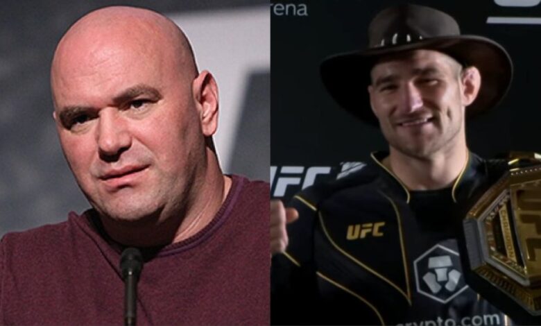 Dana White, Sean Strickland, UFC 293, UFC, Rematch