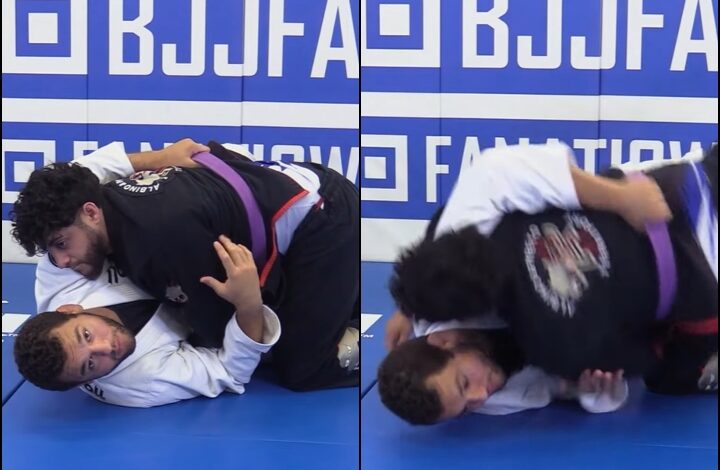 Rayron Gracie Has A Unique Side Control Hook Sweep
