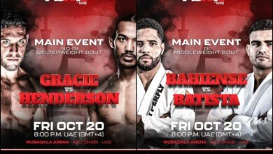 Spectacular ADXC Debut Edition: Gracie vs. Henderson & Bahiense vs. Batista