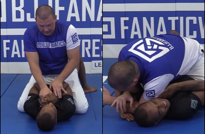 Henry Akins Demonstrates Americana Lock When Opponent Locks Arms