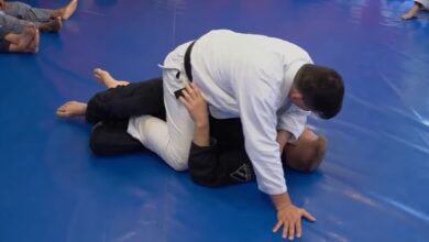Henry Akins Shows How To Transition To Mount From Half Guard