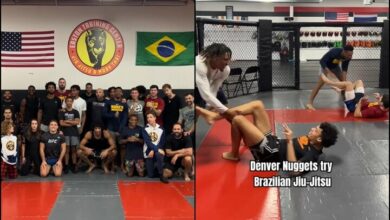 NBA’s Denver Nuggets Team Trains Brazilian Jiu-Jitsu