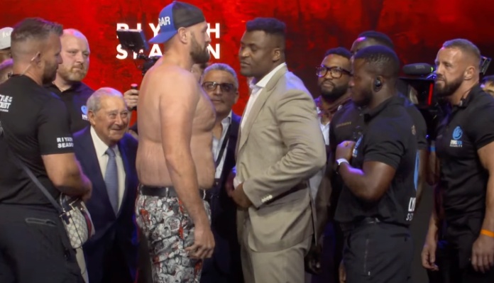 Tyson Fury et Francis Ngannou