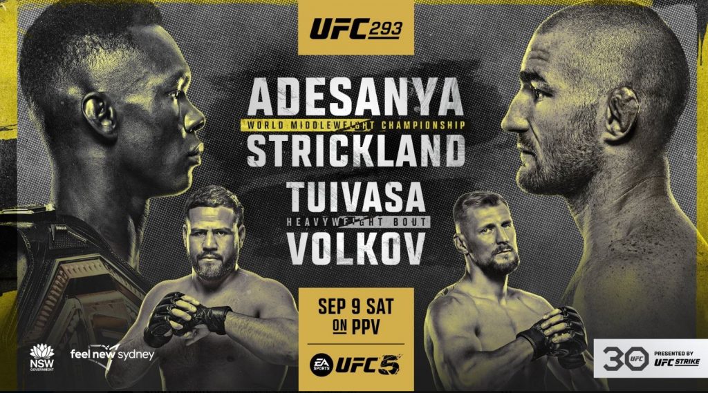 UFC 293 : Résultats En Direct Et Faits Saillants « Adesanya Contre ...