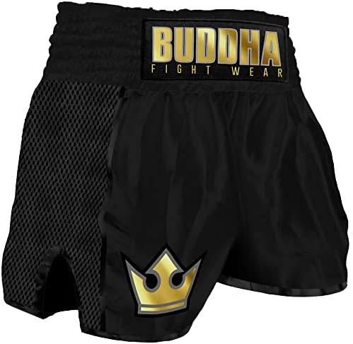 Paradenti Buddha Fight Wear - Per Sport Di Contatto Come Rugby, MMA, Boxe (Nero-Oro) - Foto 2