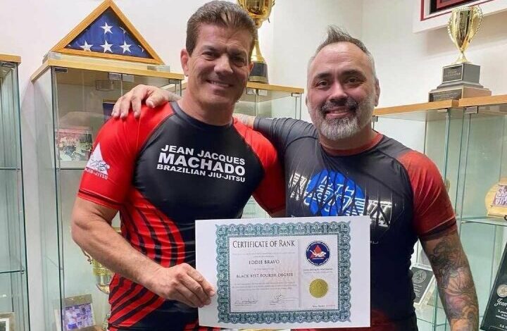 Eddie Bravo Gets Promoted To 4th Degree BJJ Black Belt