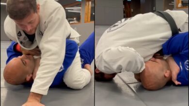 Roger Gracie Shows Details For The Perfect Cross Choke From Mount