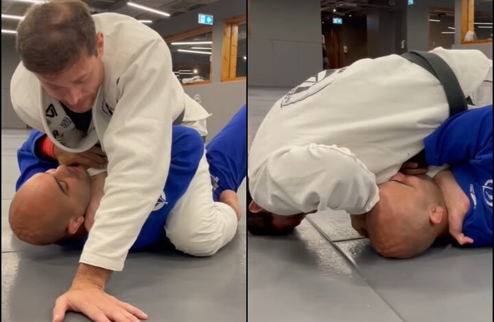 Roger Gracie Shows Details For The Perfect Cross Choke From Mount
