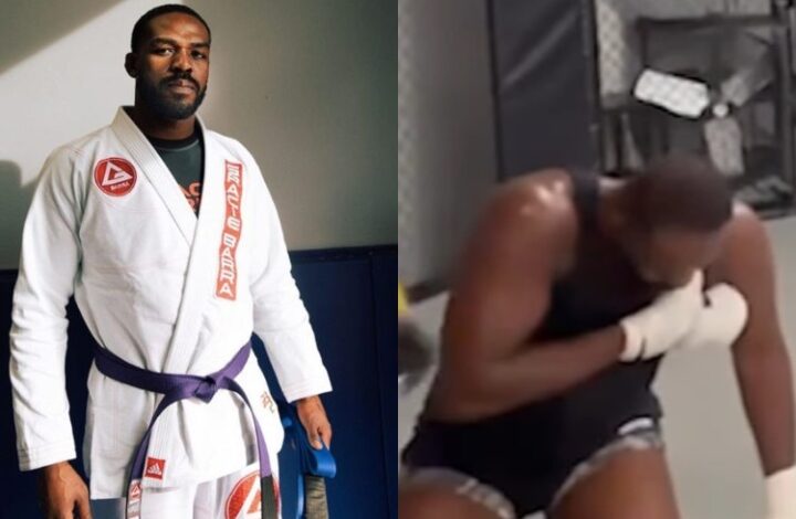 [WATCH] Jon Jones Injures Shoulder Due To Takedown Attempt, Out Of UFC 295