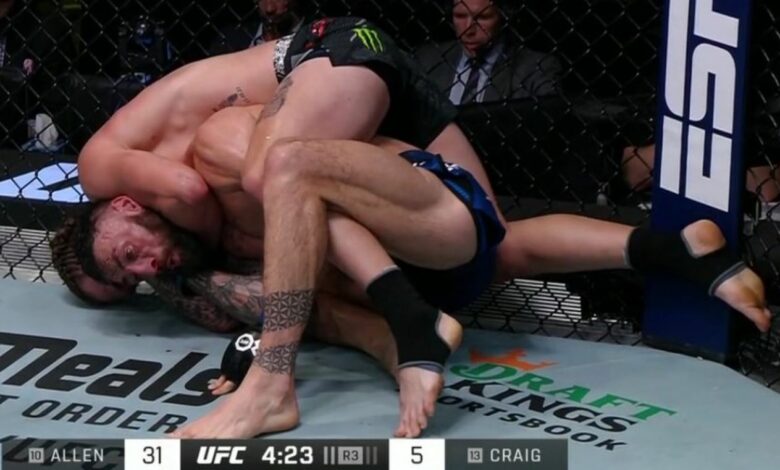 Brendan Allen, Paul Craig, UFC Vegas 82, Results, UFC