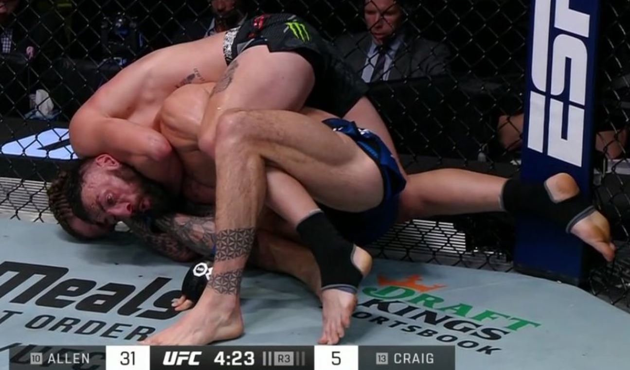 Brendan Allen, Paul Craig, UFC Vegas 82, Résultats, UFC