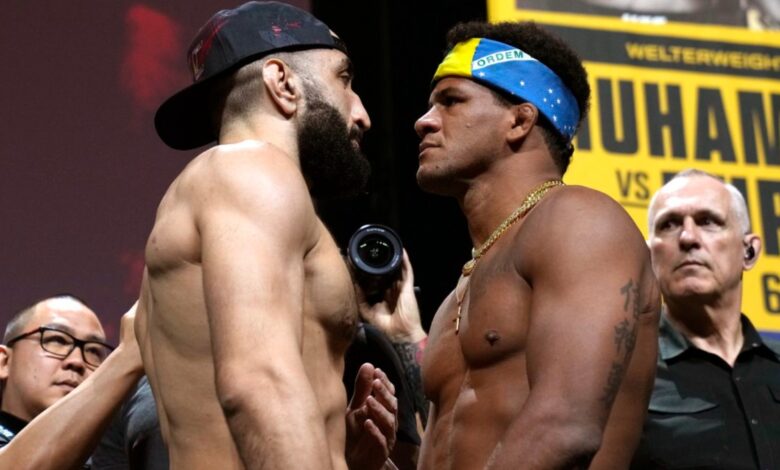 Gilbert Burns and Belal Muhammad