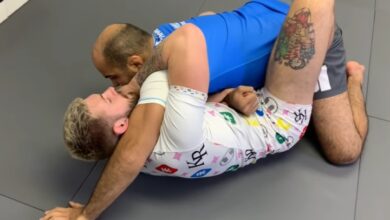 Gordon Ryan Shows How To Do The Shoulder Crunch Sumi Gaeshi Sweep From Butterfly Guard