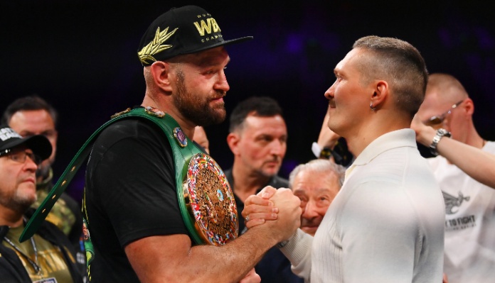 Tyson Fury et Oleksandr Usyk