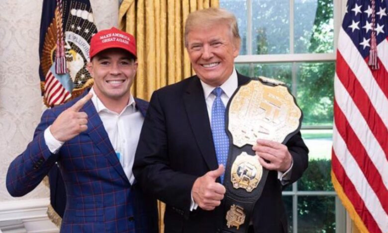 Colby Covington, Donald Trump