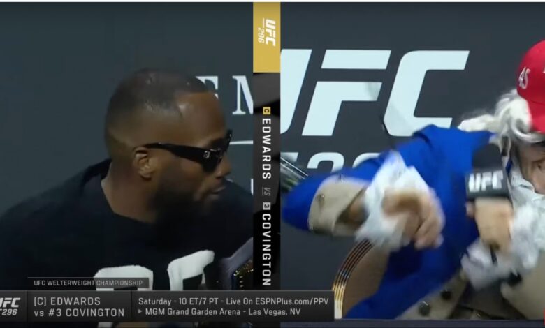 Leon Edwards and Colby Covington