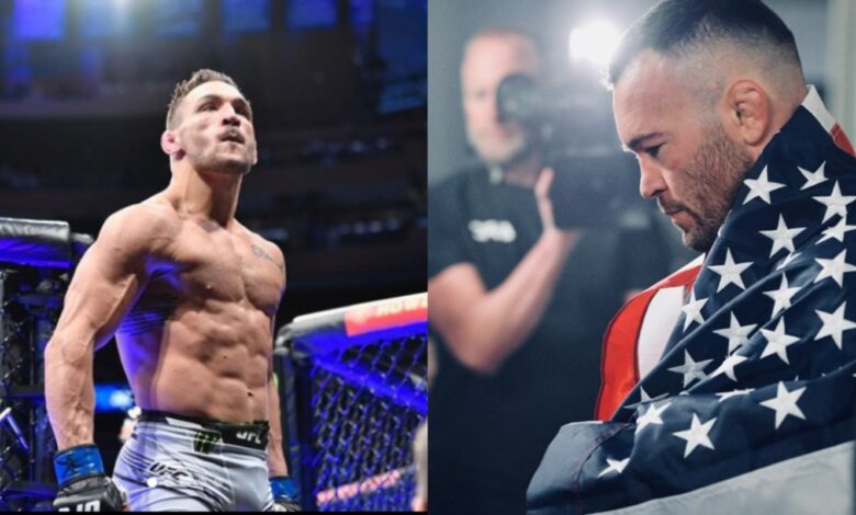 Colby Covington and Michael Chandler