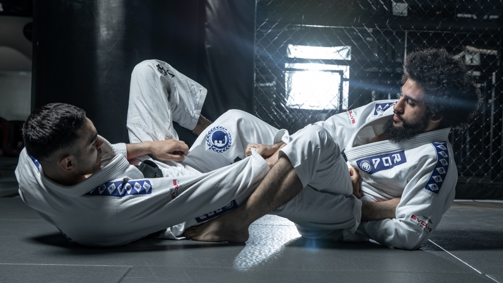 rodrigo et thales bjj jambe tient