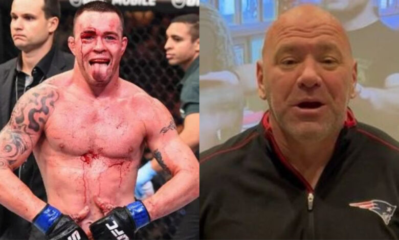 Dana White, Colby Covington, UFC, UFC 286, Edwards vs. Usman 3