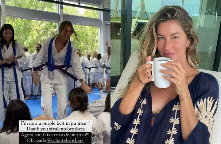 Brazilian Supermodel Gisele Bündchen Promoted To BJJ Purple Belt