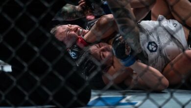 (UFC Austin) Miesha Tate Taps Out Julia Avila With Ferocious RNC Submission