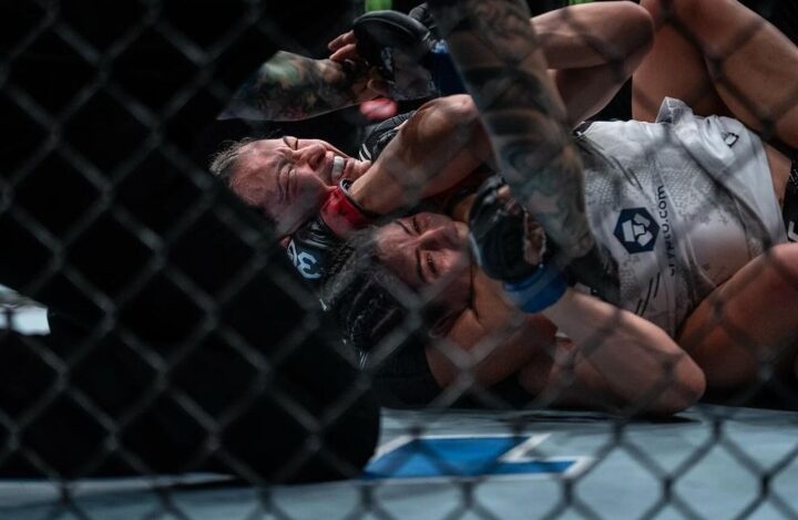 (UFC Austin) Miesha Tate Taps Out Julia Avila With Ferocious RNC Submission