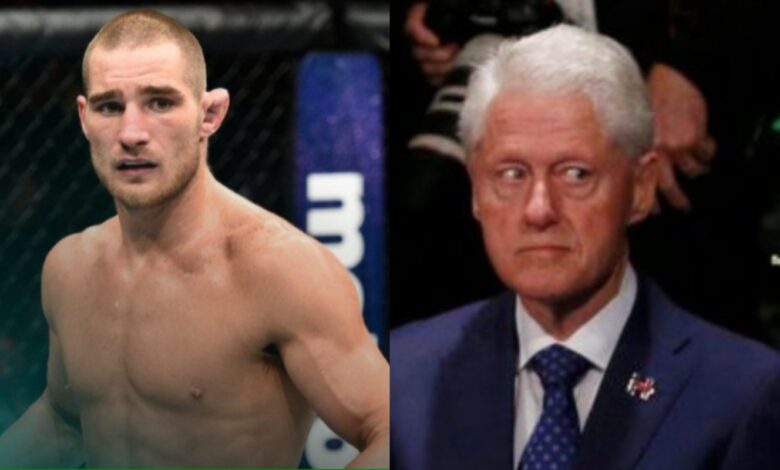 Sean Strickland, Bill Clinton, Jeffrey Epstein, UFC, US President