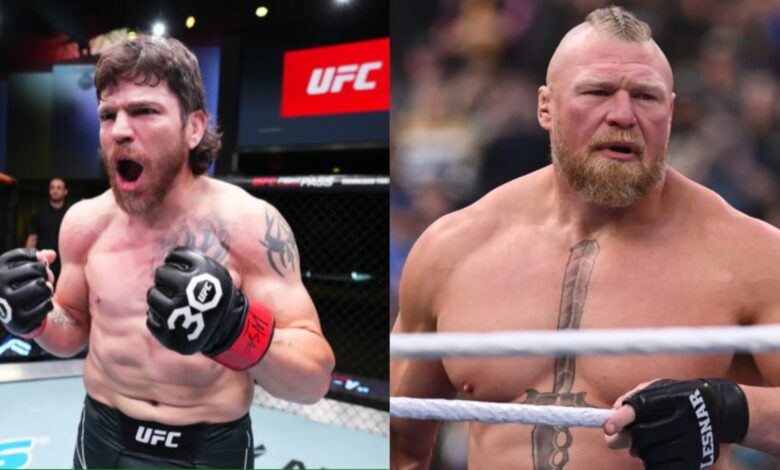 Jim Miller and Brock Lesnar