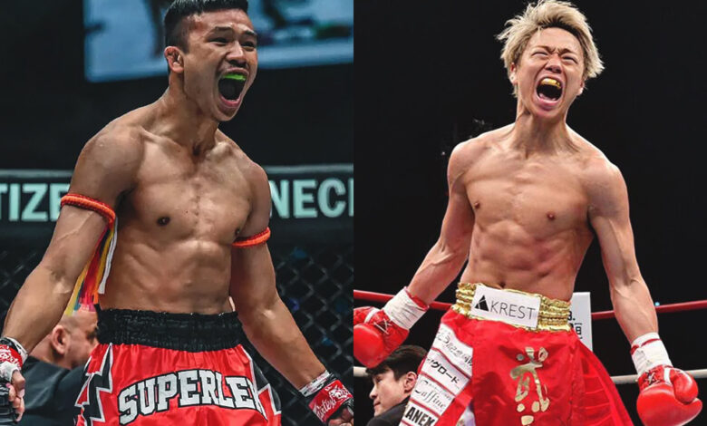 Superlek Kiatmoo9 and Takeru Segawa