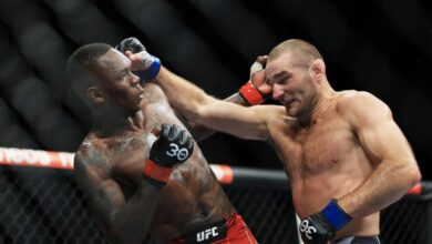 Sean Strickland and Israel Adesanya