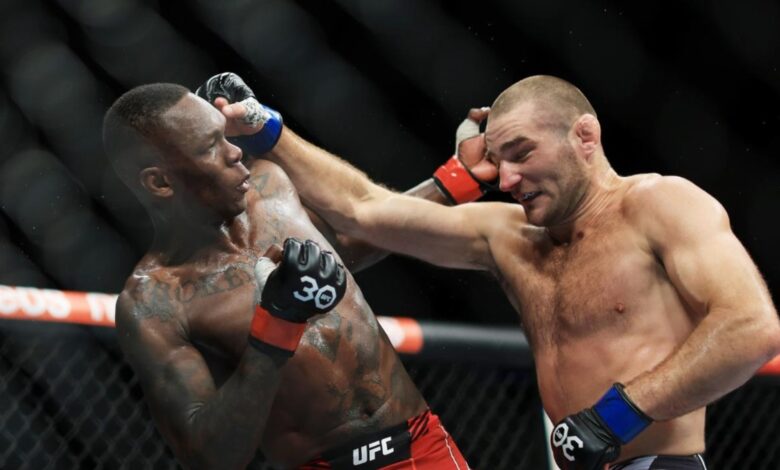 Sean Strickland and Israel Adesanya