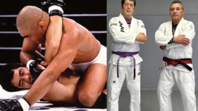 Rickson Gracie Trains Jiu-Jitsu with His Old Pride FC Rival Takada