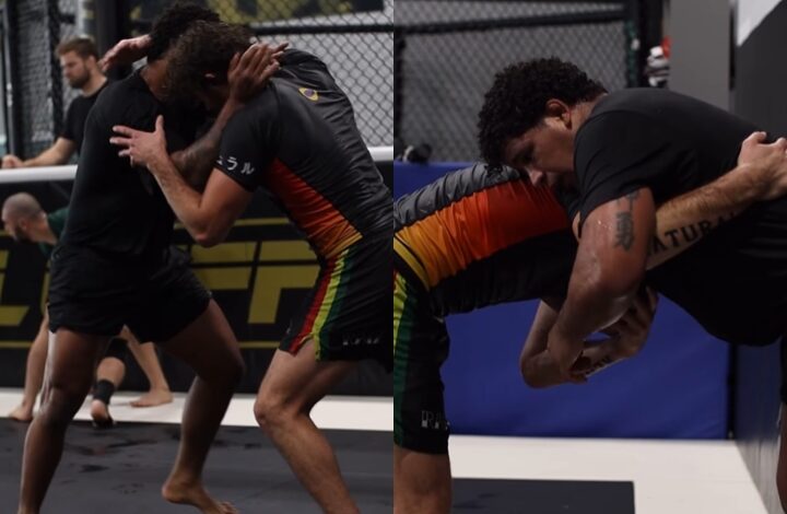 [WATCH]: Gilbert Burns & Roberto Jimenez Train Jiu-Jitsu Together