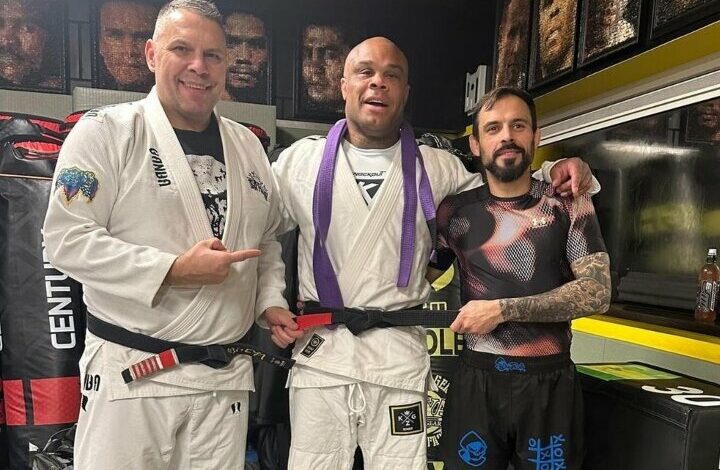 MMA Legend Gilbert Yvel Gets Promoted From BJJ Purple Belt To Black Belt
