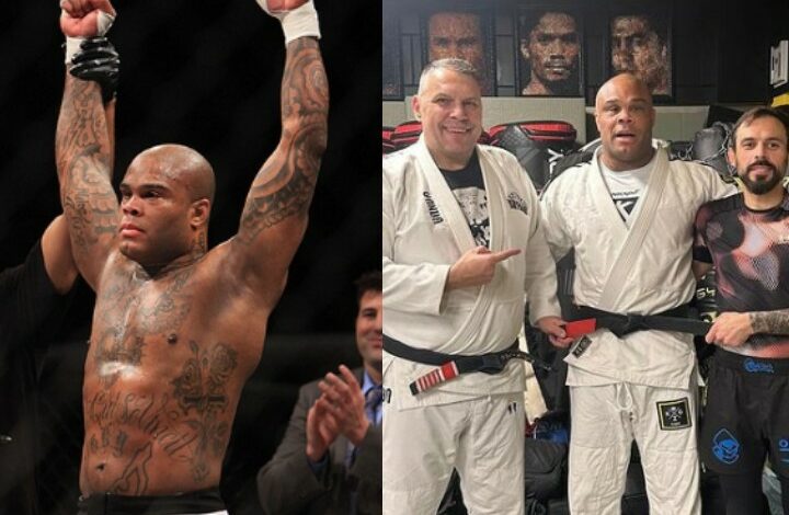 MMA Legend Gilbert Yvel Earns Black Belt in BJJ After Grappling for 24 Years