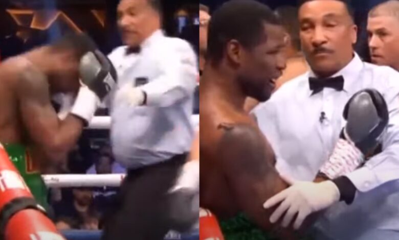 Tony Weeks Boxing Referee Vergil Ortiz Jr. vs. Fredrick Lawson